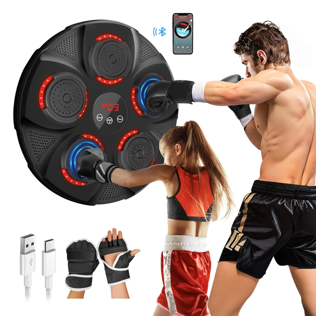 Máquina de Boxeo Musical - Music Boxing Pro