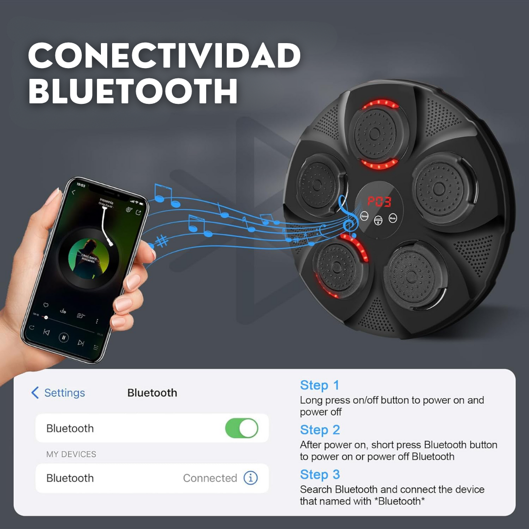 Máquina de Boxeo Musical - Music Boxing Pro
