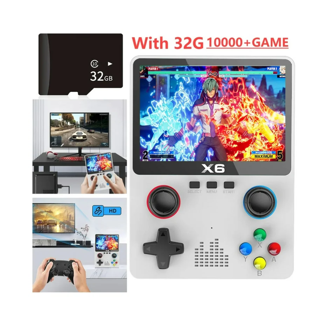 Consola Portátil X6 – Diversión Retro en tus Manos