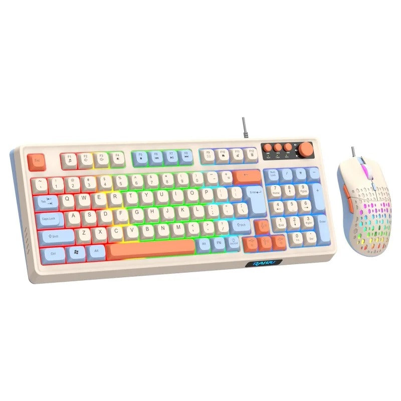 LIGHTSTRIKE PRO – Combo Gamer Iluminado 2 en 1