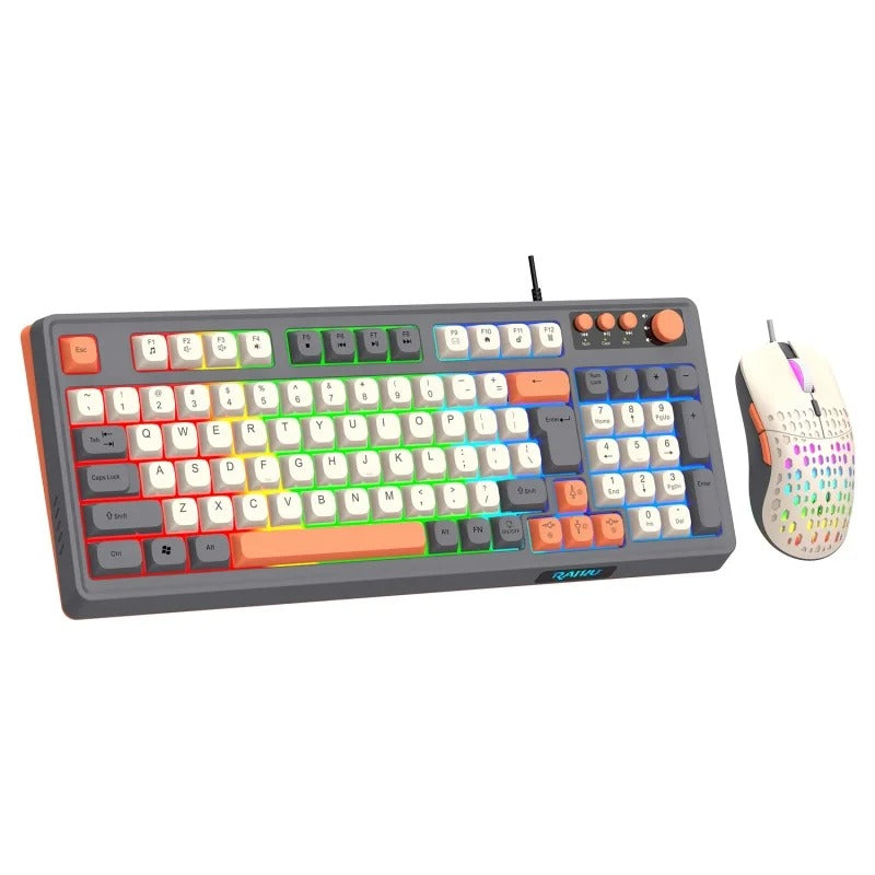 LIGHTSTRIKE PRO – Combo Gamer Iluminado 2 en 1