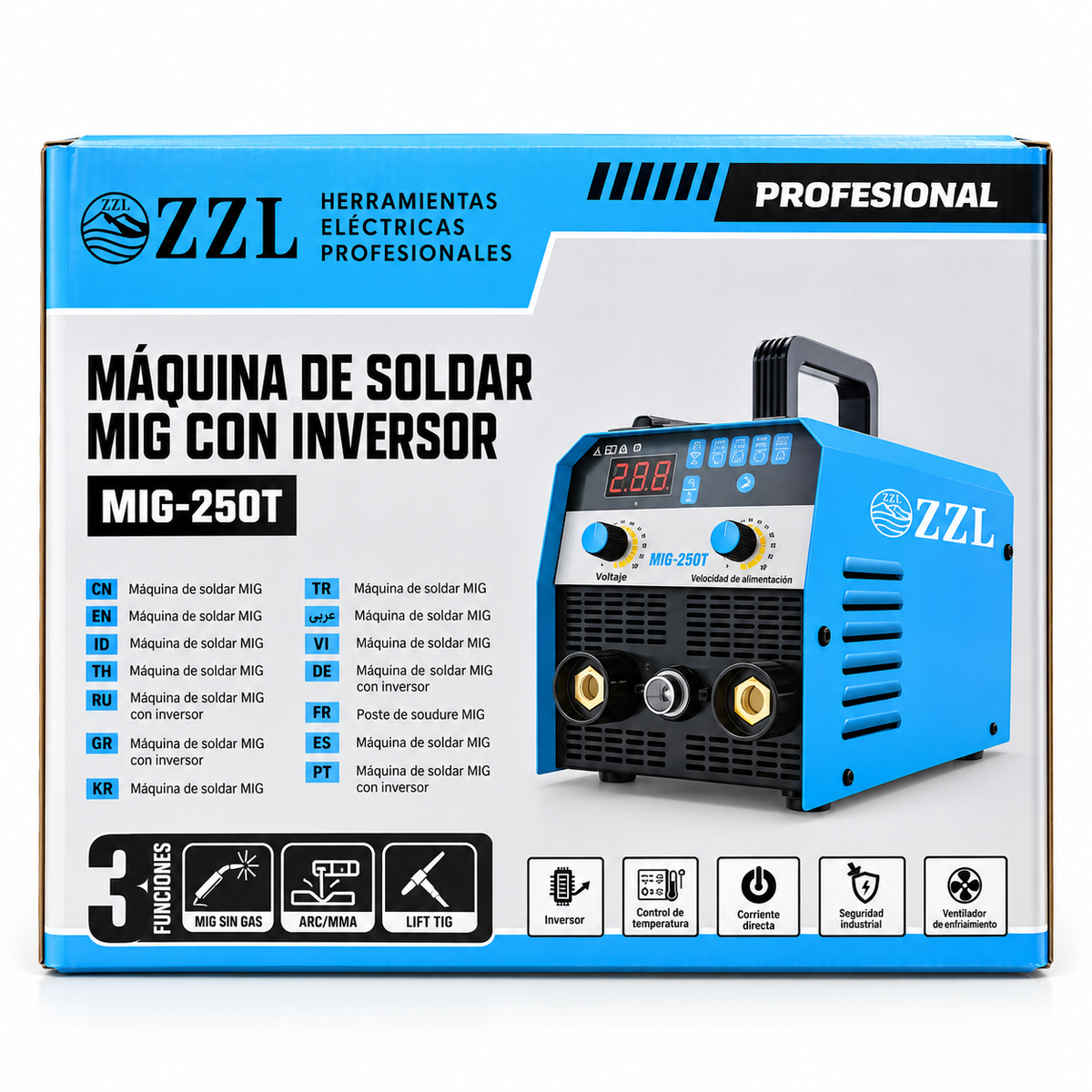 ZZL IronWeld Pro | Soldadora Eléctrica Profesional