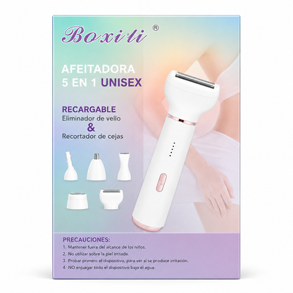 BOXILI - AFEITADORA 5 EN 1 UNISEX