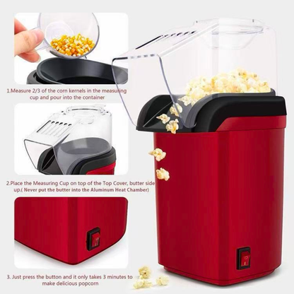 POP STAR PRO – Máquina de Palomitas Saludables en 3 Minutos