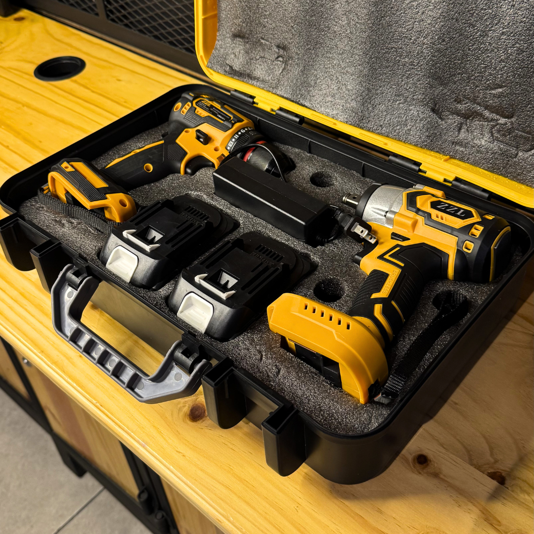ZZL PRO FORCE 420 – Combo Profesional Barreno + Pistola de Impacto Brushless