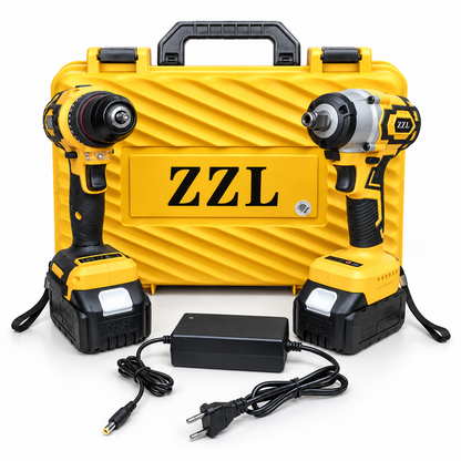 ZZL Contractor Pro Kit | Combo Profesional de Taladro y Pistola de Impacto