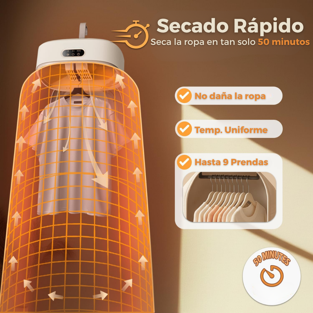 Ultra Dry Pro – Secadora Portátil con Luz UV