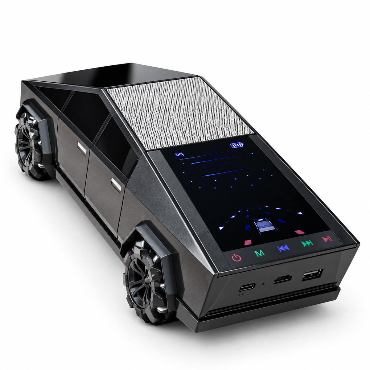 Cybertruck SoundMotion Pro | Carro RC + Bocina Inteligente con IA