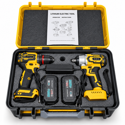 ZZL Contractor Pro Kit | Combo Profesional de Taladro y Pistola de Impacto