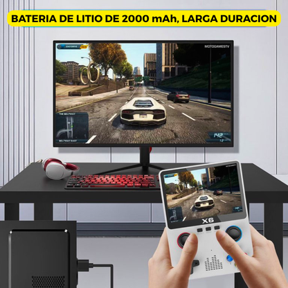 Consola Portátil X6 – Diversión Retro en tus Manos