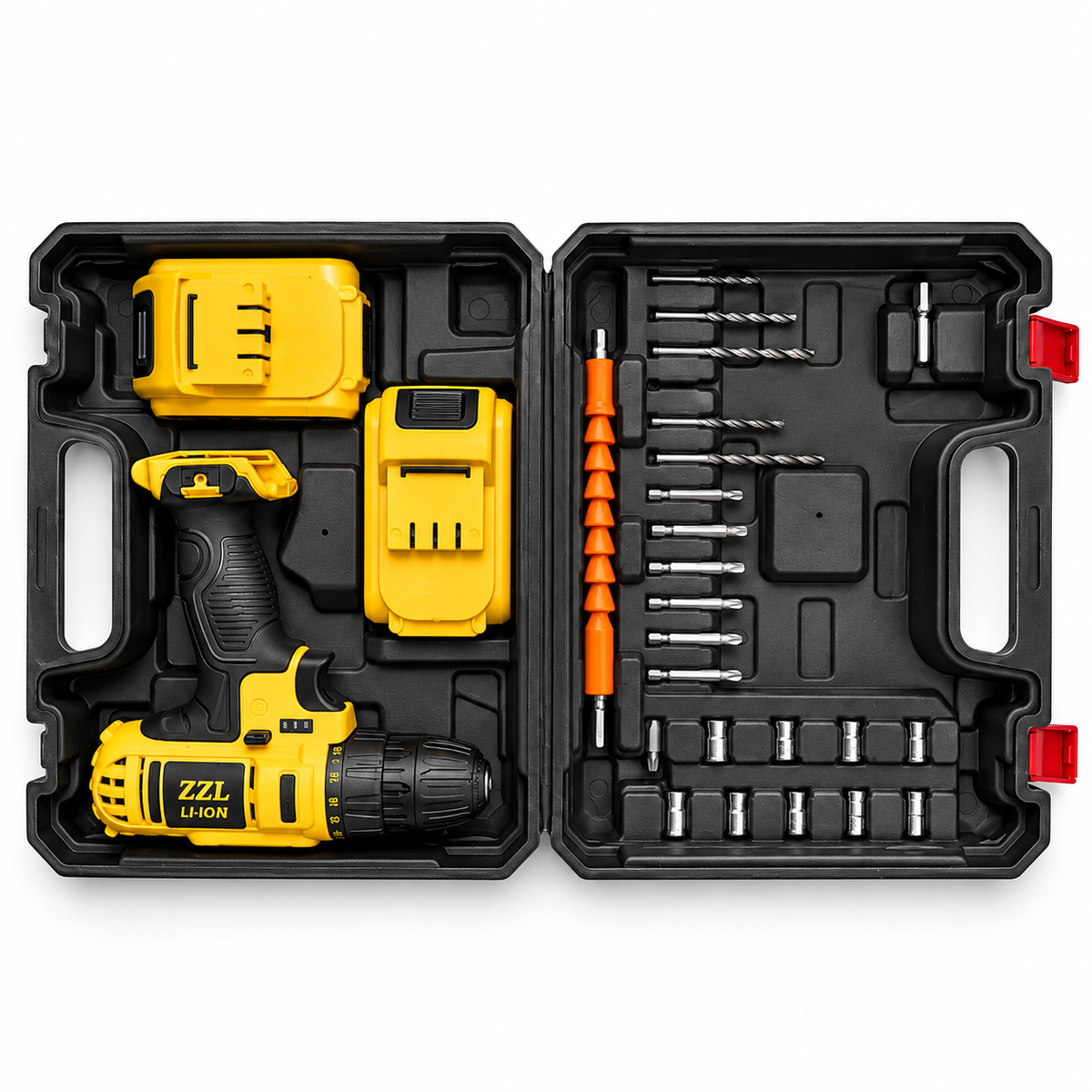 ZZL HomeFix Kit | Taladro Inalámbrico con Accesorios para el Hogar