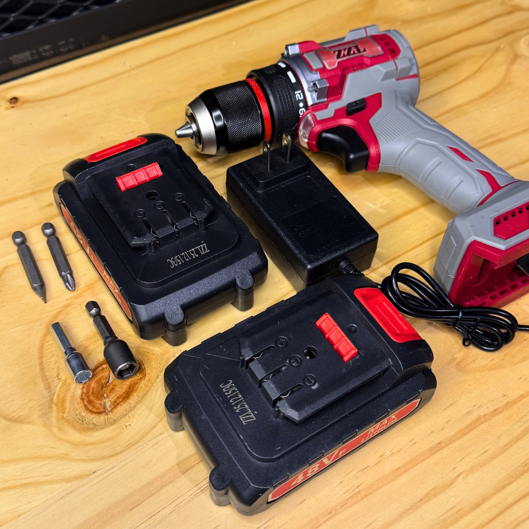 ZZL TITANIUM PRO COMPACT – Barreno Inalámbrico 48V Doble Batería