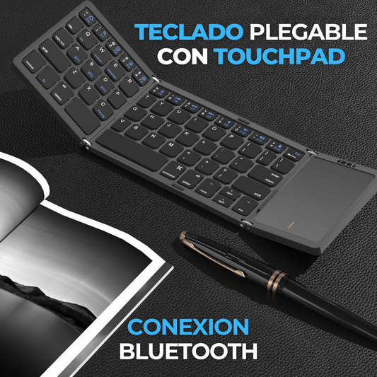Teclado Plegable Bluetooth con TouchPad
