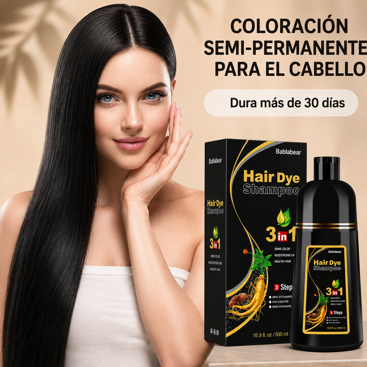 Shampoo Matizador 3 en 1 | Cubre Canas y Renueva tu Color