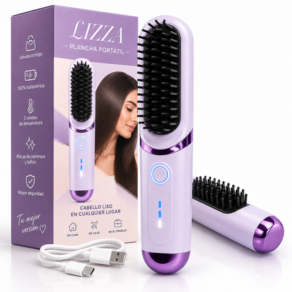 LIZZA | PLANCHA PORTÁTIL RECARGABLE