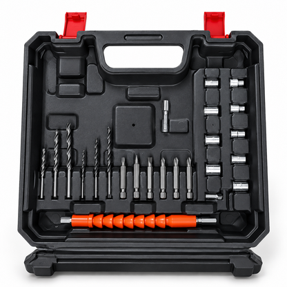 ZZL HomeFix Kit | Taladro Inalámbrico con Accesorios para el Hogar