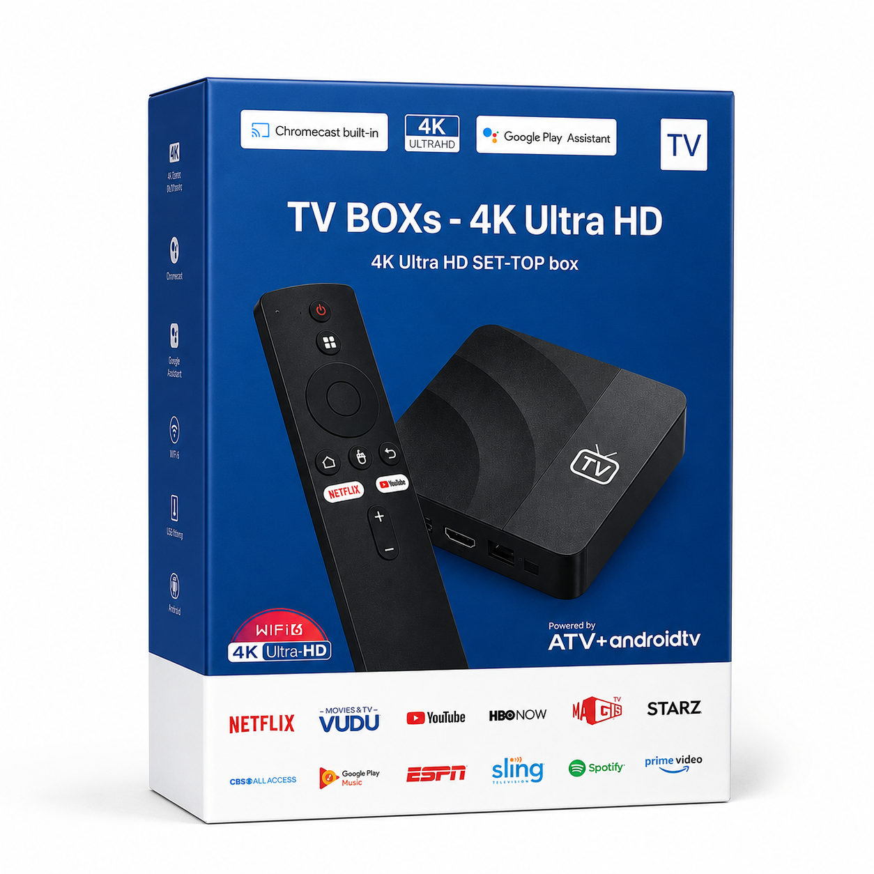 TV BOX 4K ULTRA HD