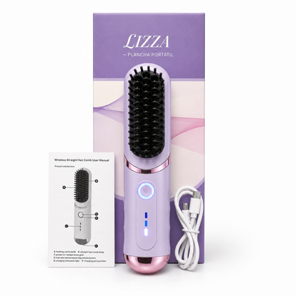 LIZZA | PLANCHA PORTÁTIL RECARGABL
