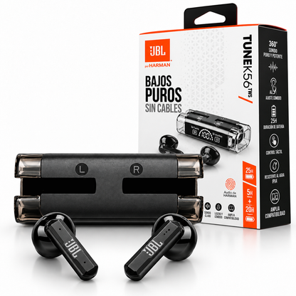 JBL TUNEK56 | AUDÍFONOS INALÁMBRICOS TWS