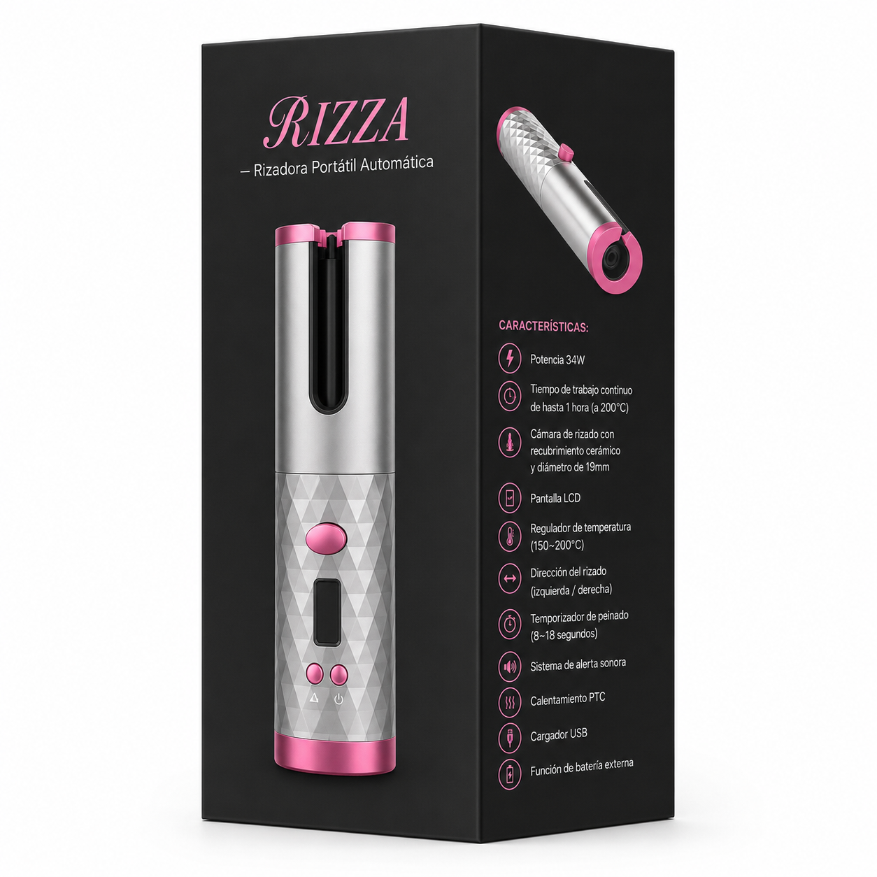 RIZZA | RIZADORA PORTÁTIL AUTOMÁTICA