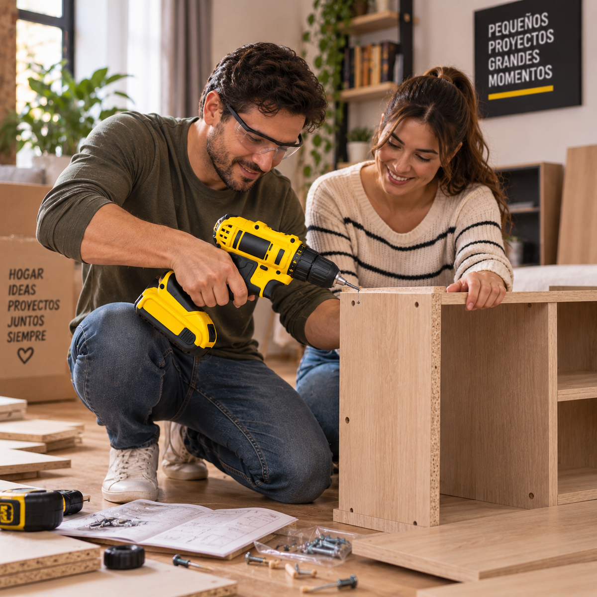 ZZL HomeFix Kit | Taladro Inalámbrico con Accesorios para el Hogar
