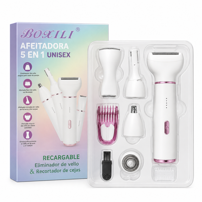 BOXILI - AFEITADORA 5 EN 1 UNISEX