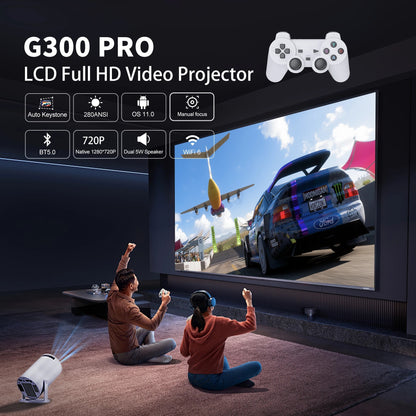 Mini Proyector + GameRetro Topleo