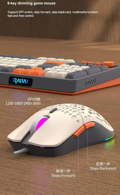LIGHTSTRIKE PRO – Combo Gamer Iluminado 2 en 1